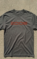 Gray t-shirt with 'SINCE 2006' text in red on a concrete surface